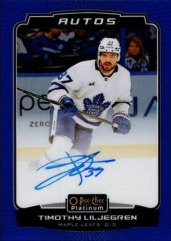 2022 O-Pee-Chee Platinum #BA-TL Blue Rainbow Autographs