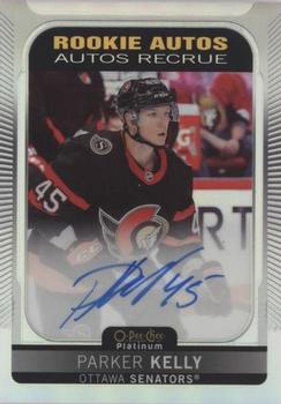 2021 O-Pee-Chee Platinum #R-PK Rookie Autographs Rainbow
