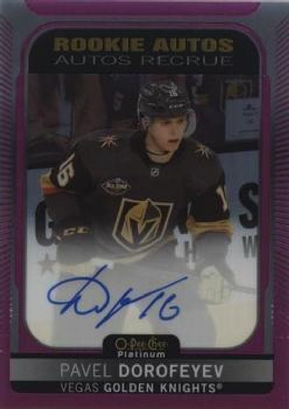 2021 O-Pee-Chee Platinum #R-PD Rookie Autographs Matte Pink