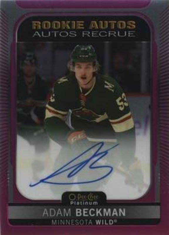 2021 O-Pee-Chee Platinum #R-AD Rookie Autographs Matte Pink