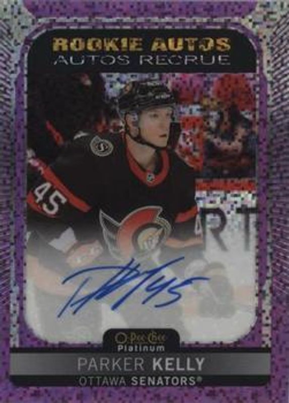 2021 O-Pee-Chee Platinum #R-PK Rookie Autographs Violet Pixels