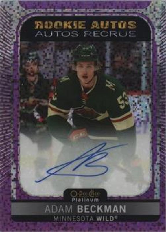 2021 O-Pee-Chee Platinum #R-AD Rookie Autographs Violet Pixels