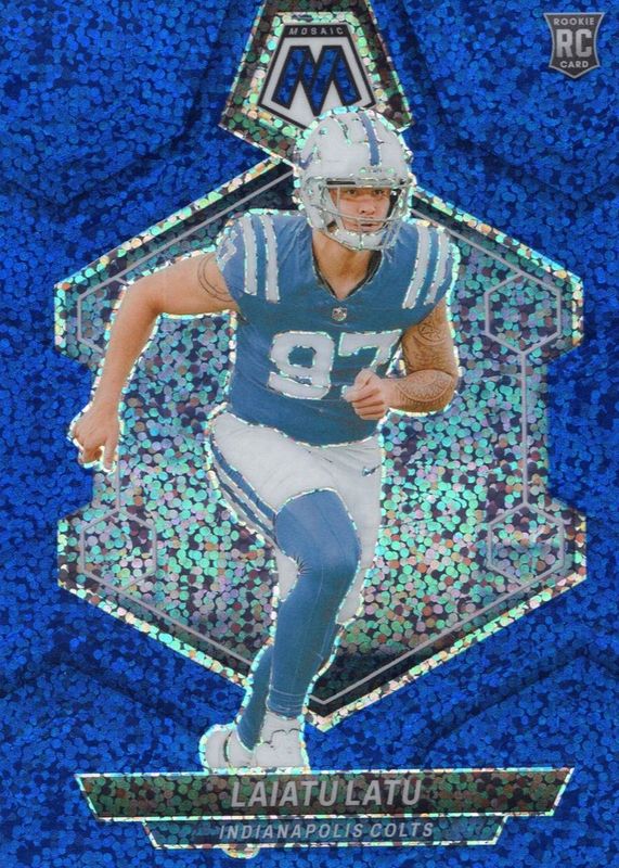 2024 Mosaic #315 Blue Sparkle /96