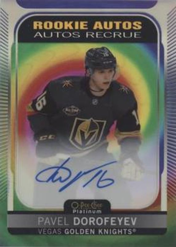 2021 O-Pee-Chee Platinum #R-PD Rookie Autographs Rainbow Color Wheel