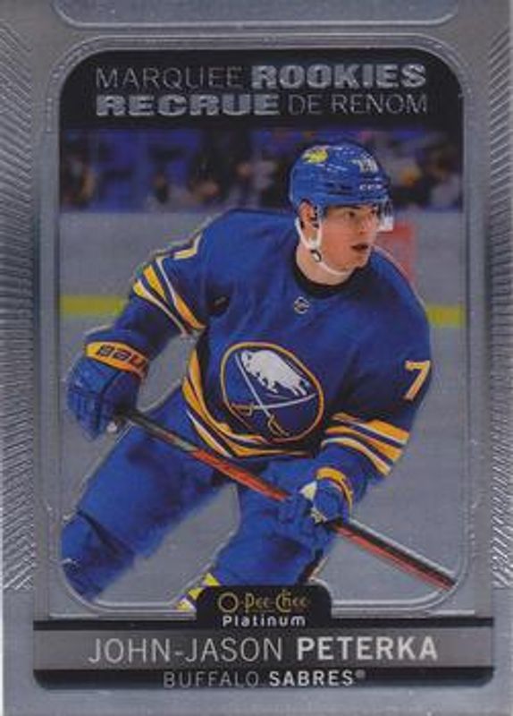 John-Jason Peterka 2021 O-Pee-Chee Platinum #299 Base Rookie RAW