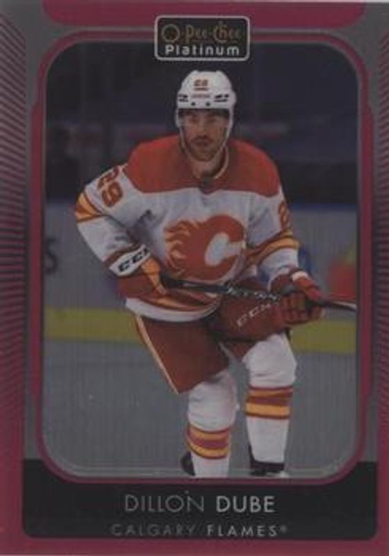 Dillon Dube 2021 O-Pee-Chee Platinum #105 Matte Pink RAW