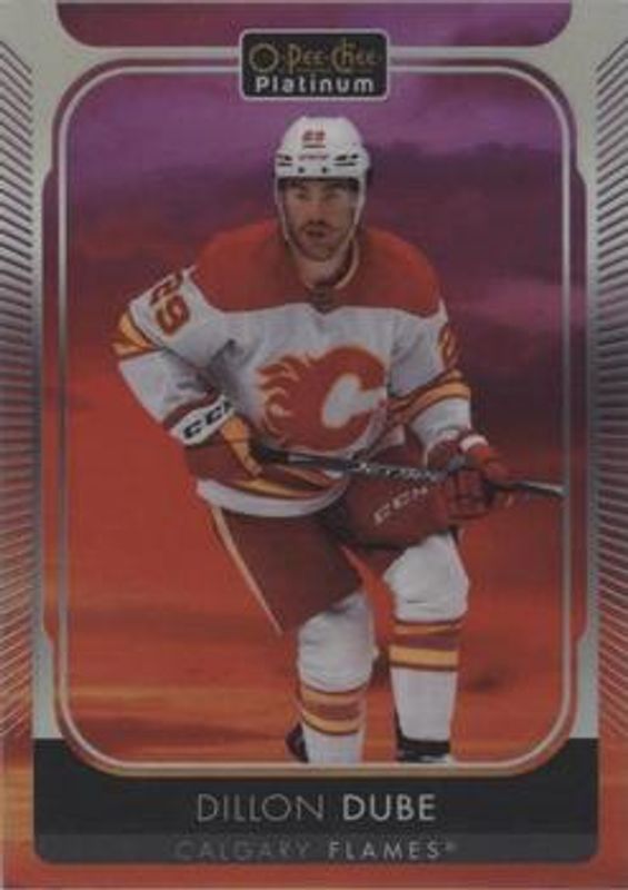 Dillon Dube 2021 O-Pee-Chee Platinum #105 Sunset RAW