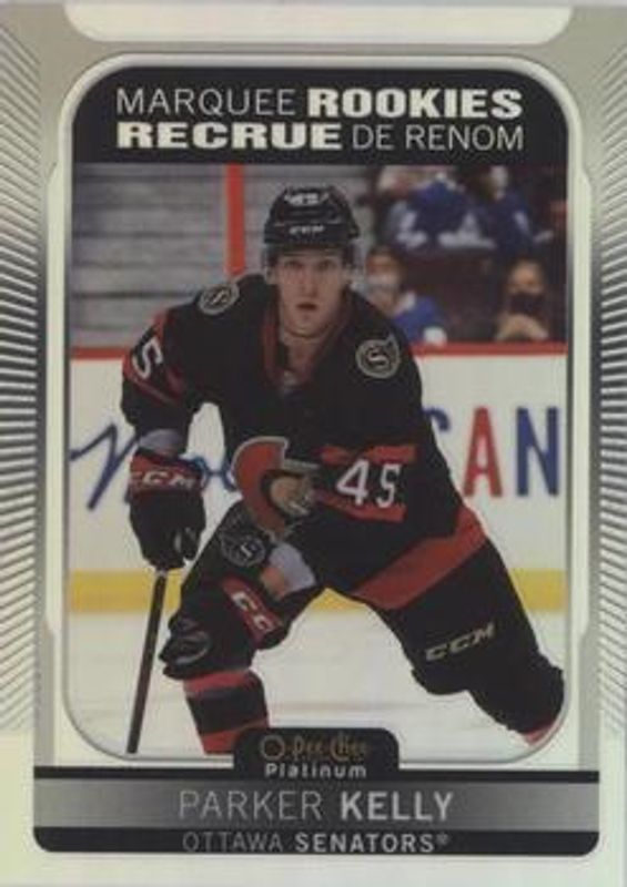 Parker Kelly 2021 O-Pee-Chee Platinum #240 Rainbow Rookie RAW