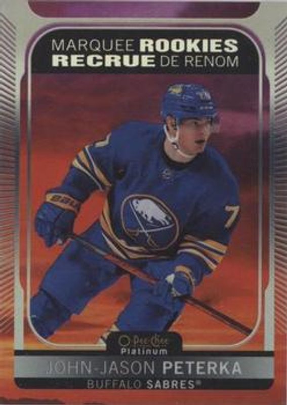 John-Jason Peterka 2021 O-Pee-Chee Platinum #299 Sunset Rookie RAW