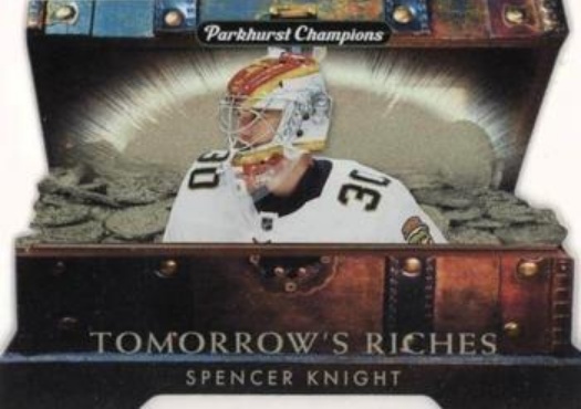 Spencer Knight 2022 Parkhurst Champions #TR-10 Tomorrow's Riches Gold ...