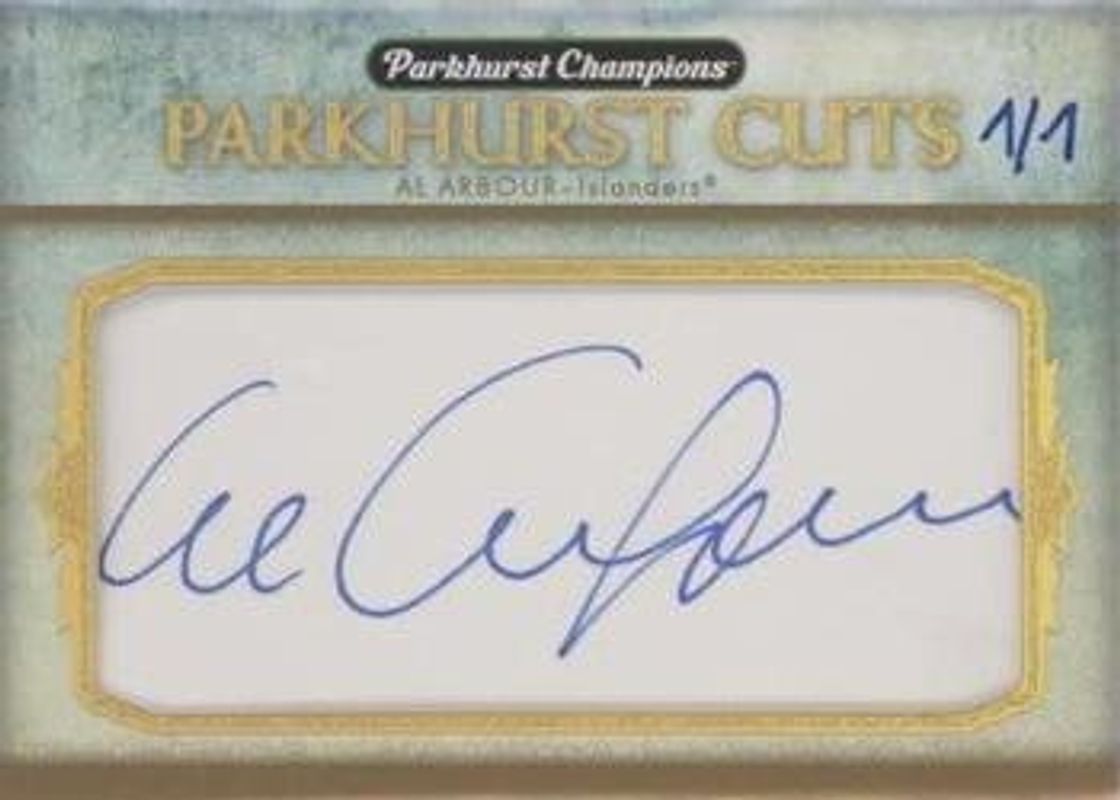2022 Parkhurst Champions #PC-AA Parkhurst Cuts /1