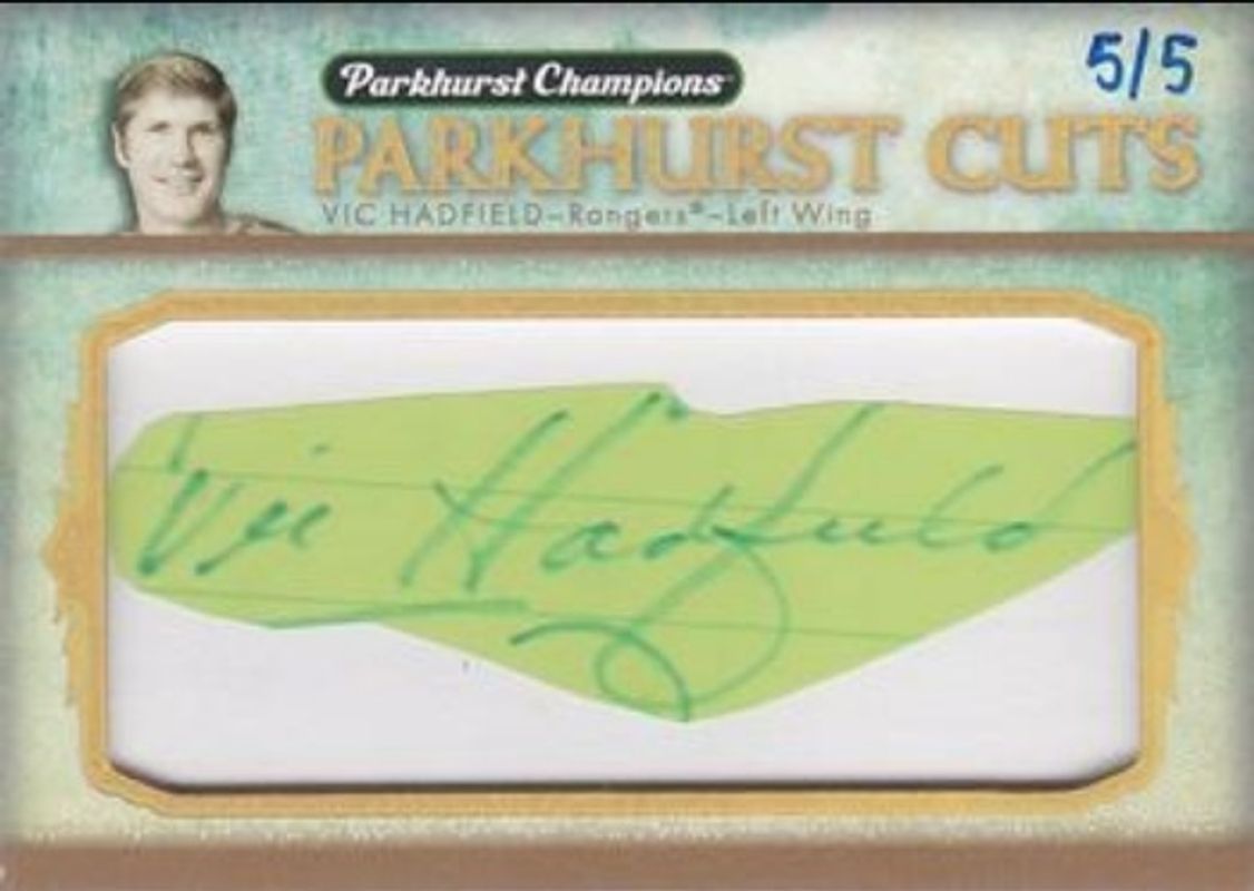 2022 Parkhurst Champions #PC-VH Parkhurst Cuts /1