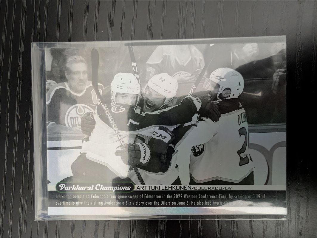 Artturi Lehkonen 2022 Parkhurst Champions #WI-35 Wire Images RAW