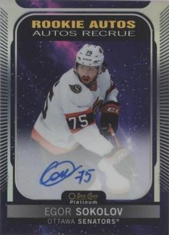 2021 O-Pee-Chee Platinum #R-ES Rookie Autographs Cosmic