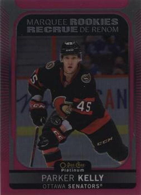 Parker Kelly 2021 O-Pee-Chee Platinum #240 Matte Pink Rookie RAW