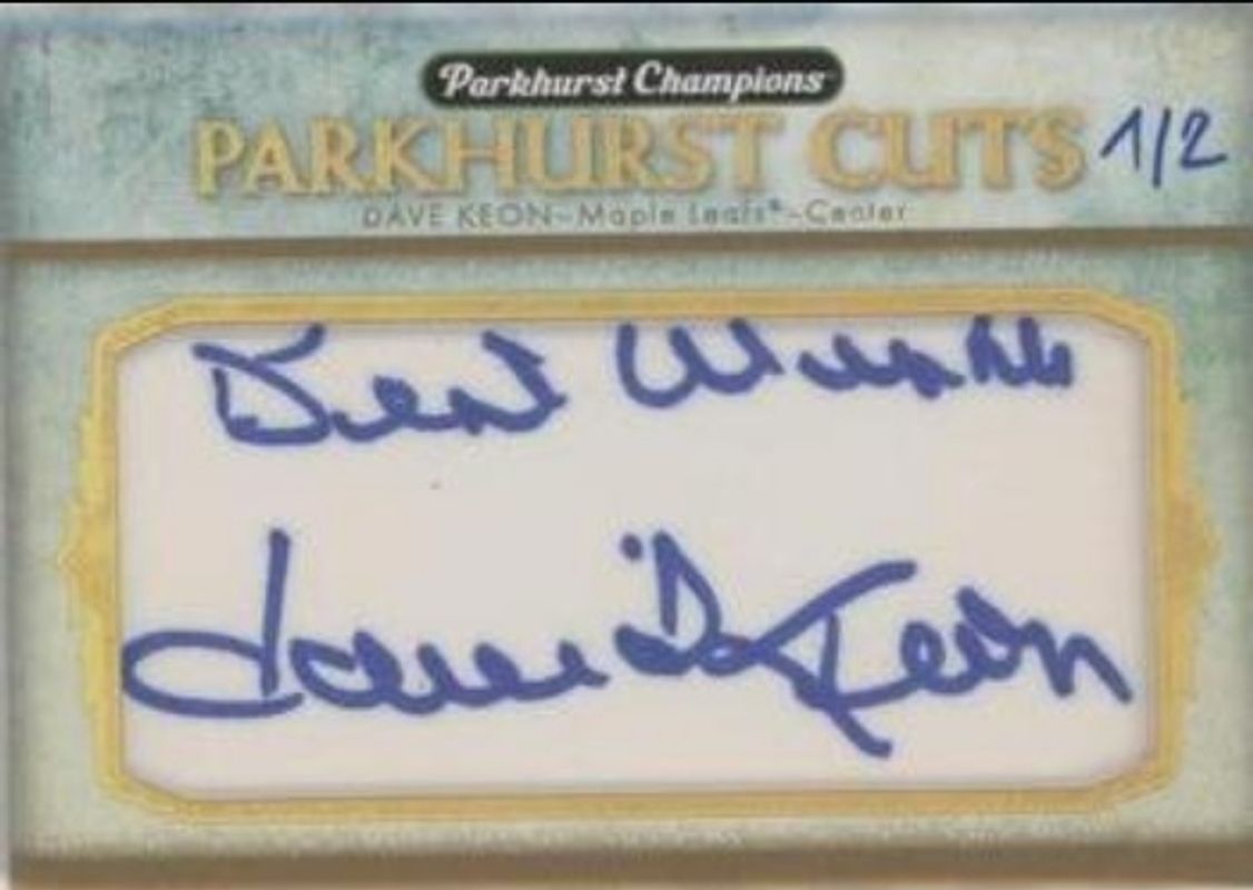 2022 Parkhurst Champions #PC-DK Parkhurst Cuts /1