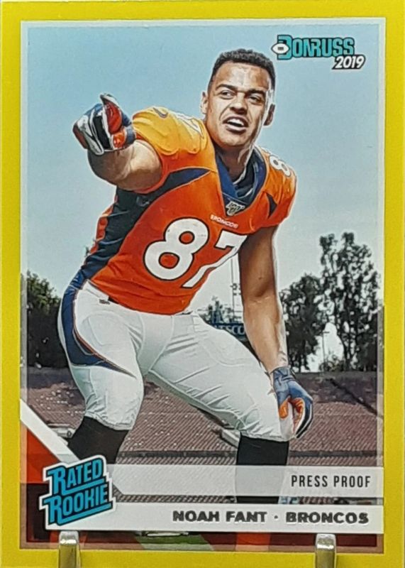 2019 Donruss #320 Press Proof Yellow