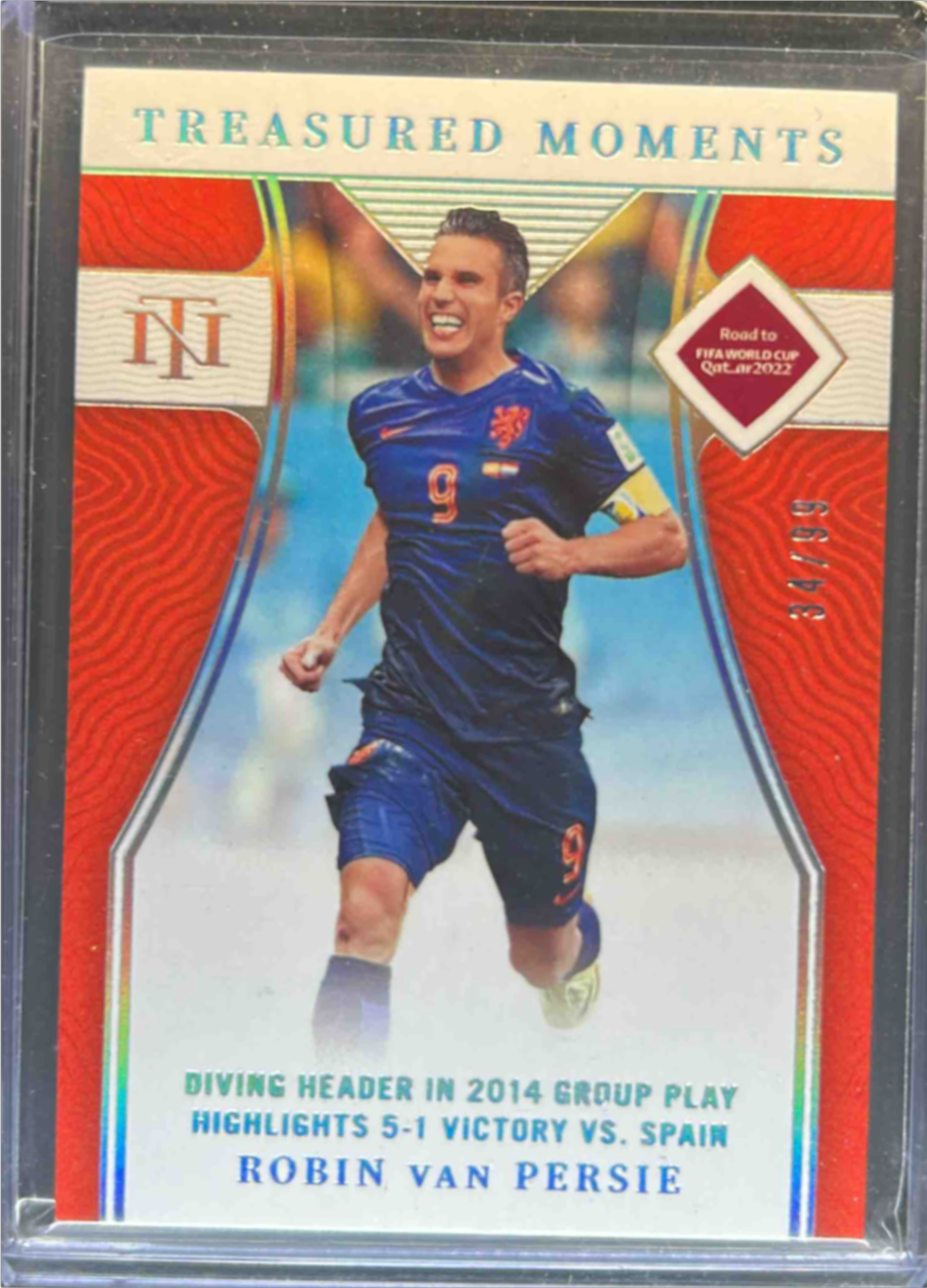 Robin van Persie 2022 National Treasures World Cup #180 Base /99