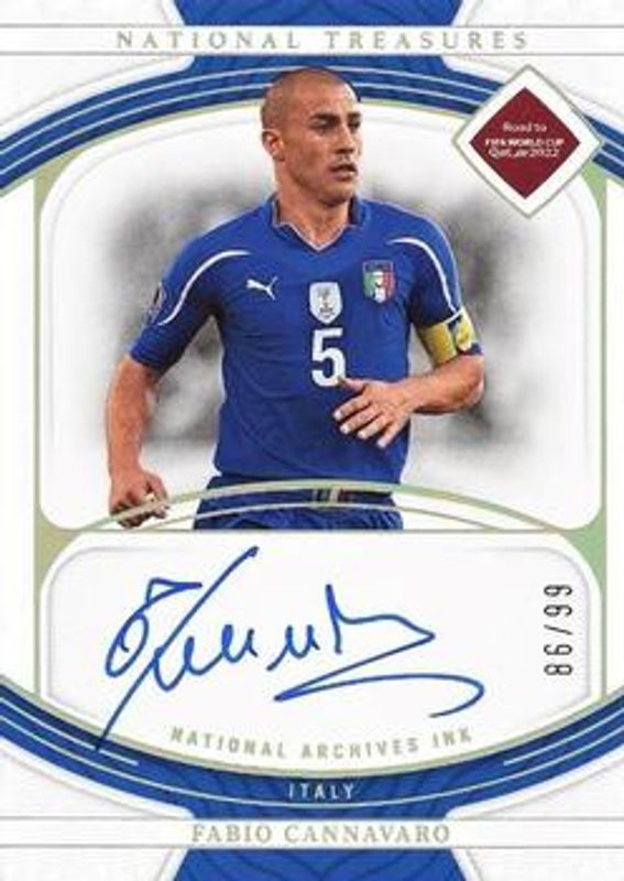 2022 National Treasures World Cup #NI-FC National Archives Ink /99