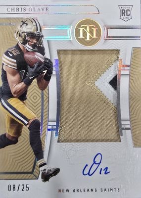 2022 National Treasures #167 Rookie Patch Auto - Holo Silver /25