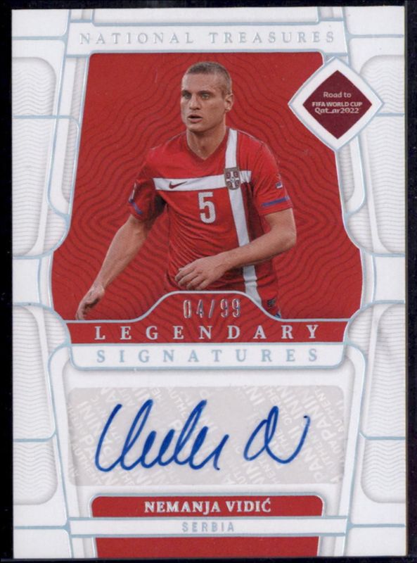 2022 National Treasures World Cup #LS-NV Legendary Signatures /99