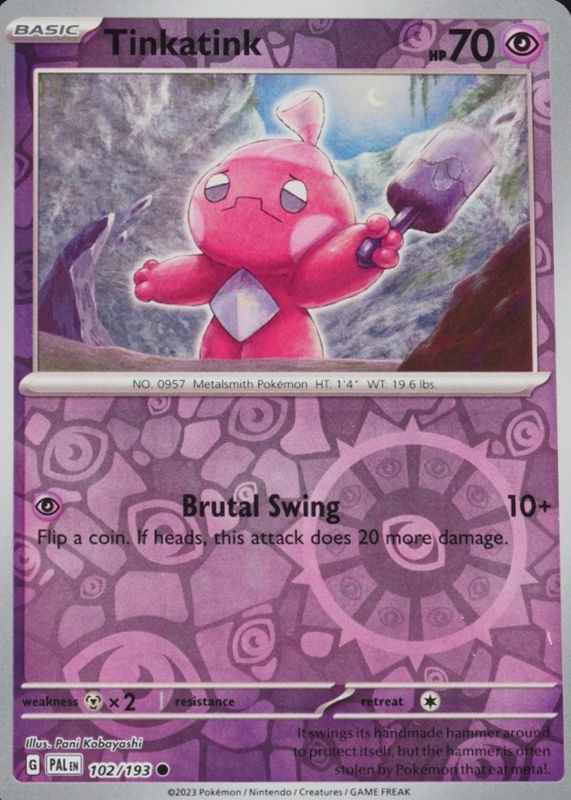 2023 Scarlet & Violet: Paldea Evolved #102/193 Reverse Holo