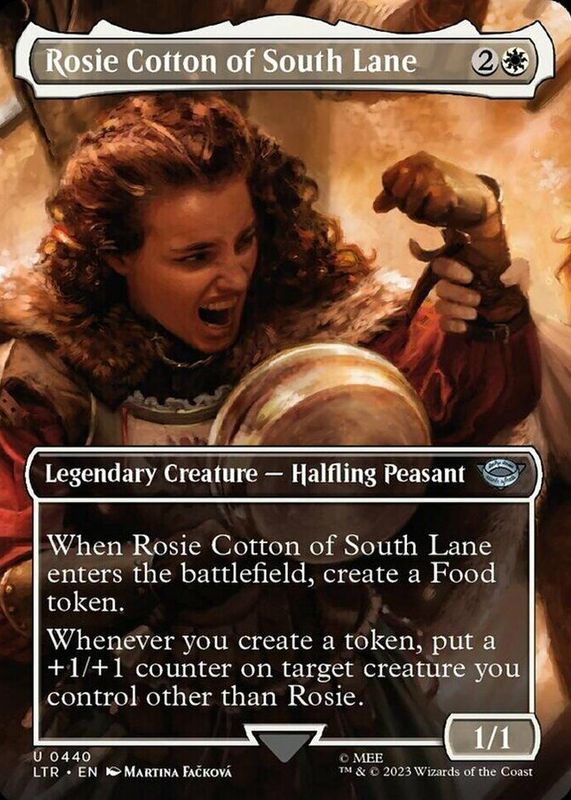 Rosie Cotton of South Lane 2023 The Lord of the Rings: Tales of Middle-Earth #440 Base Borderless RAW TCG (LIGHTLY PLAYED)