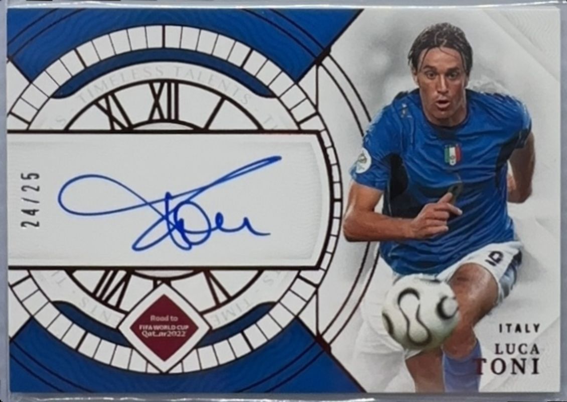2022 National Treasures World Cup #TS-LT Timeless Talents Signatures - Ruby /25