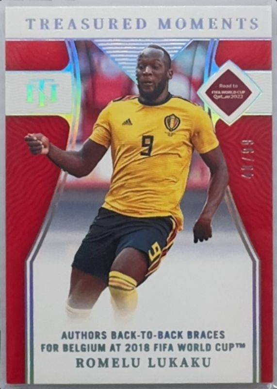 Romelu Lukaku 2022 National Treasures World Cup #154 Base /99 RAW
