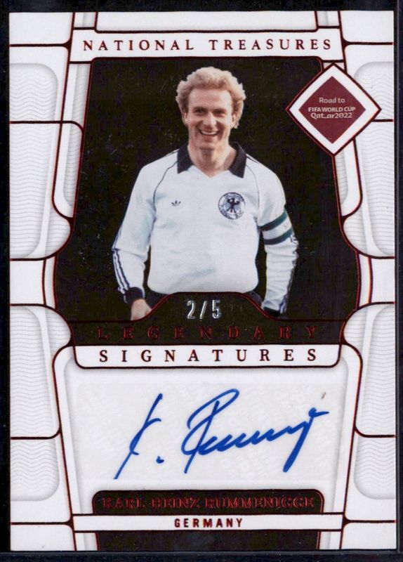2022 National Treasures World Cup #LS-KHR Legendary Signatures - Ruby /25