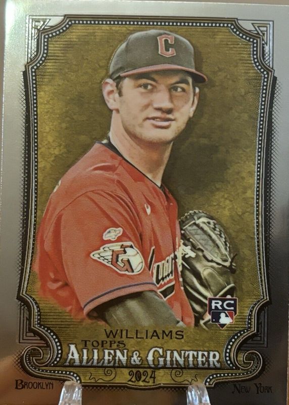 Gavin Williams 2024 Topps Allen & Ginter #23 Chrome Rookie PSA 10