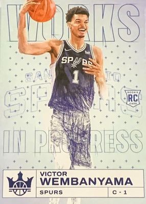 2023 Court Kings #2 Works in Progress - Sapphire /25