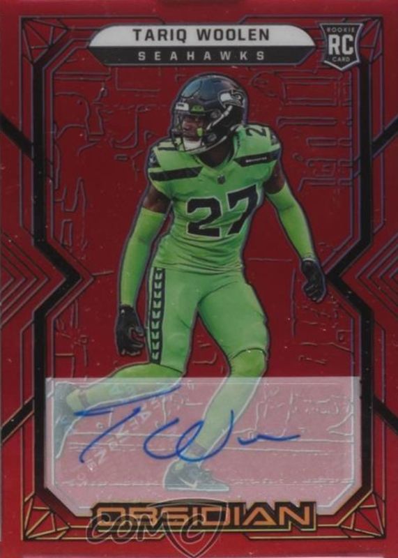 2022 Obsidian #180 Rookie Autographs - Electric Etch Red Flood /6