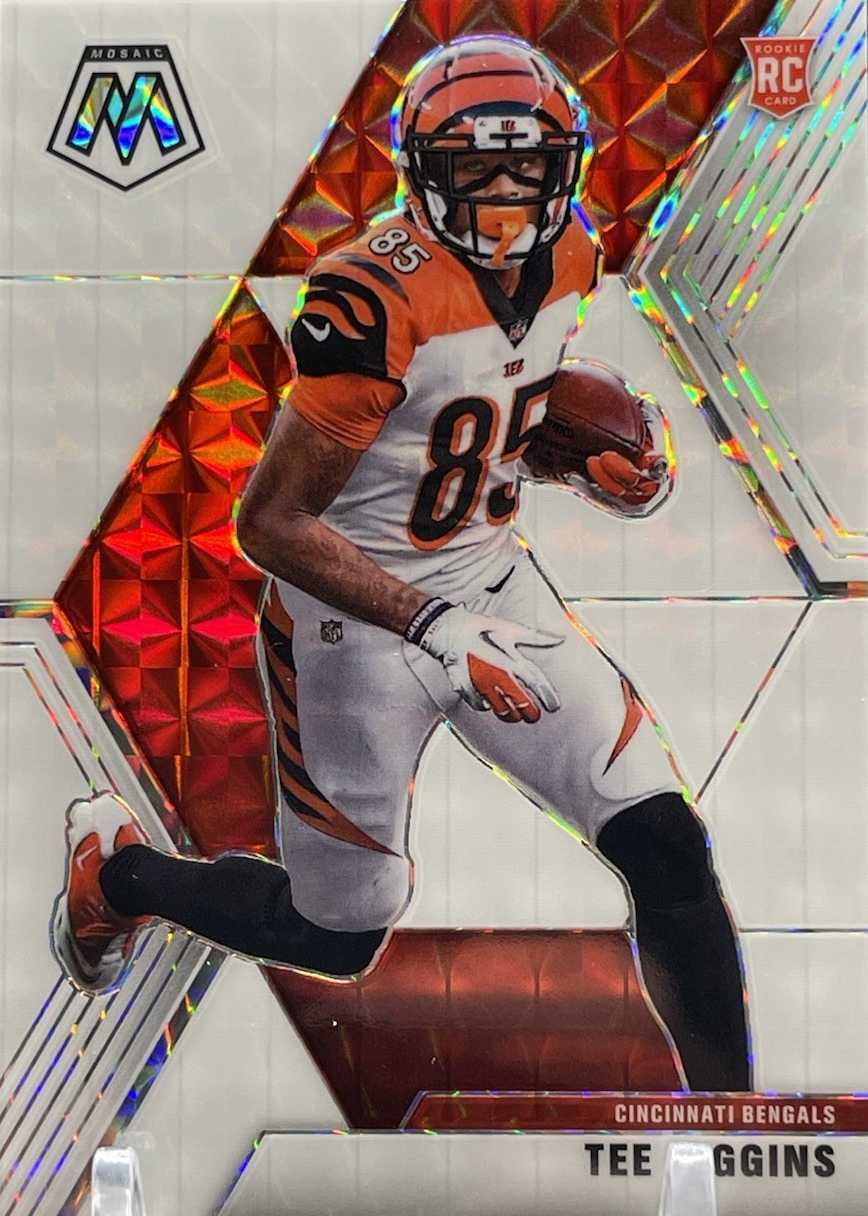 Tee Higgins 2020 Mosaic #213 White /25 Price Guide - Sports Card