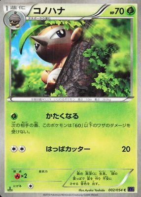 2016 Japanese XY: Fever-Burst Fighter #002/054 1st Edition