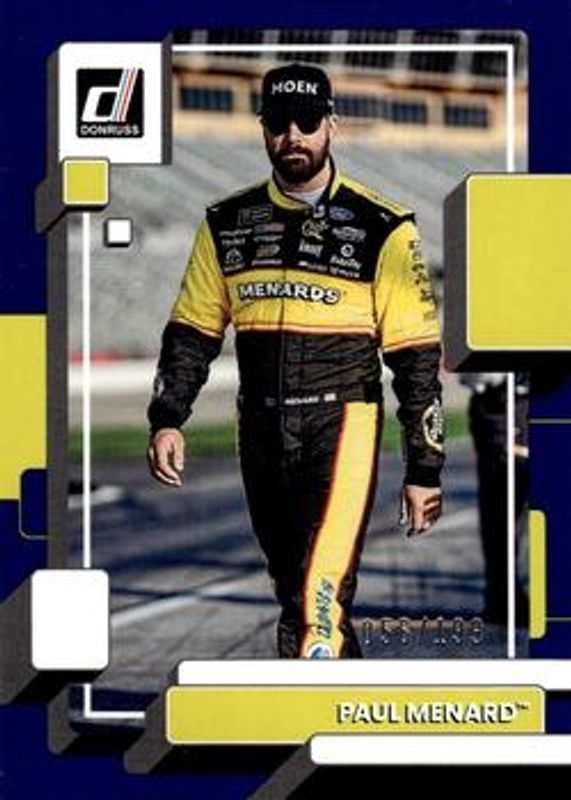 2023 Donruss NASCAR #112 Navy Blue /199