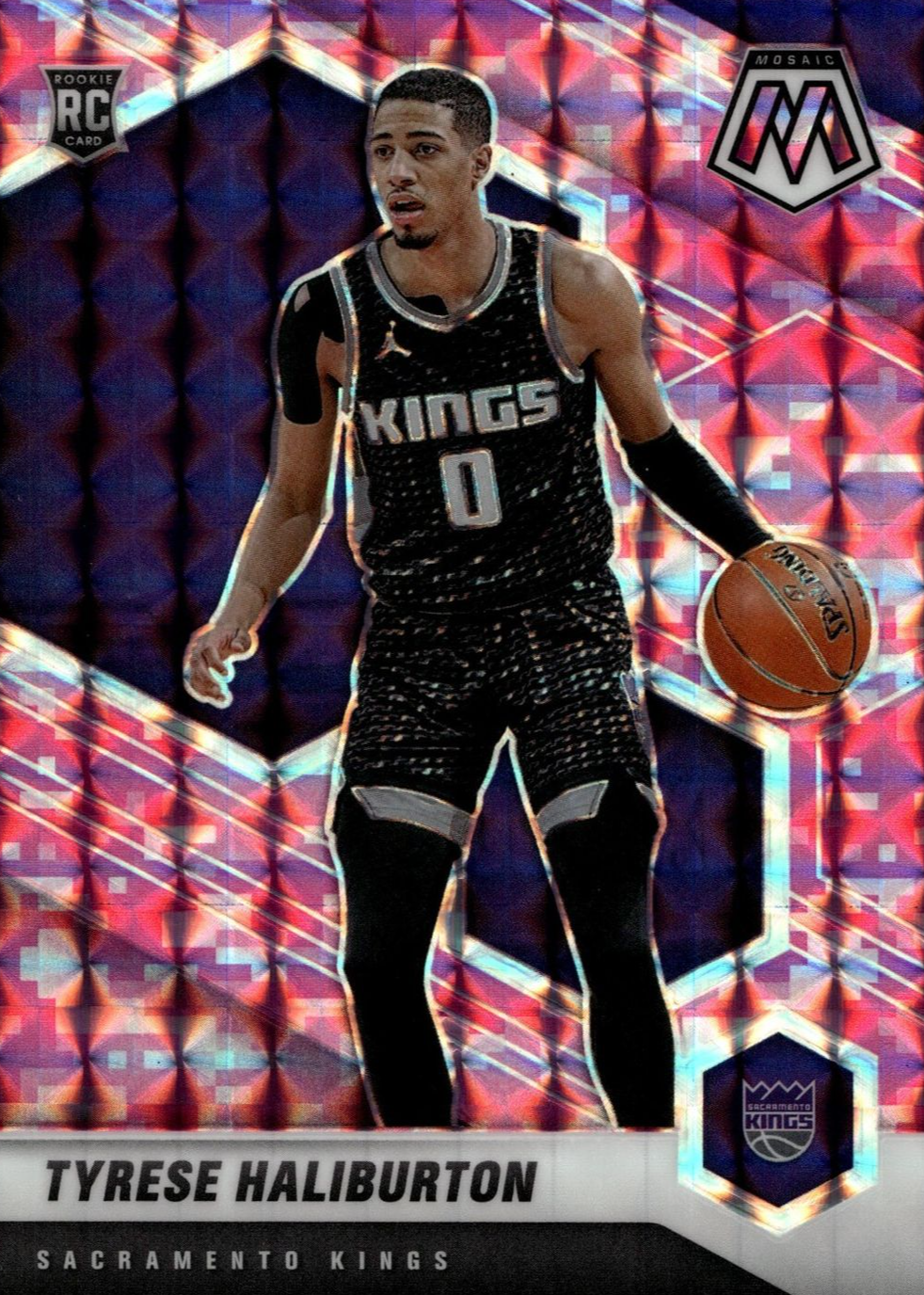 Tyrese Haliburton 2020 Mosaic #204 Pink Camo Price Guide - Sports