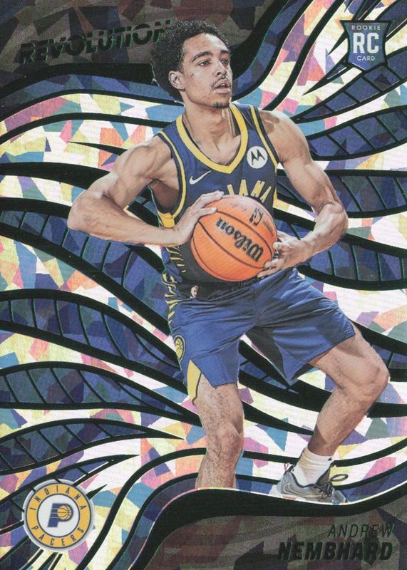 Andrew Nembhard 2022 Revolution #116 Chinese New Year Emerald /88 Rookie RAW