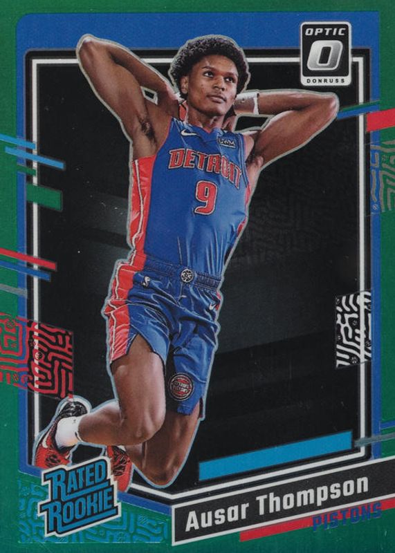 Ausar Thompson 2023 Optic #235 Green /5 Rookie RAW