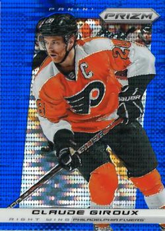 Claude Giroux 2013 Prizm #76 Blue Pulsar RAW