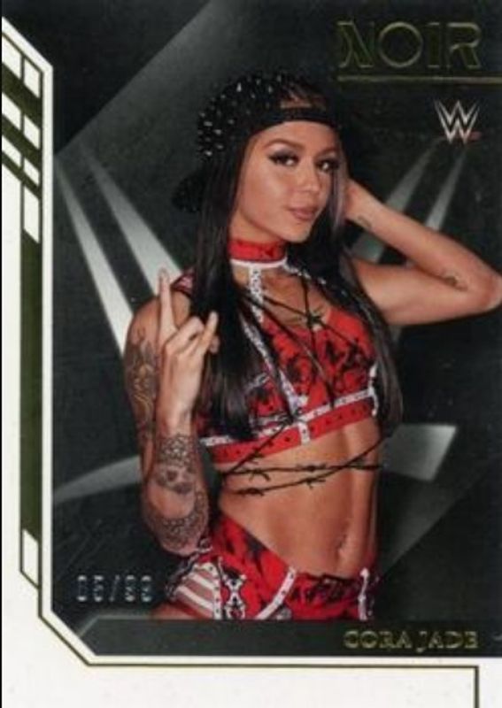 Cora Jade 2023 Chronicles WWE #NR-1 Noir /99 RAW