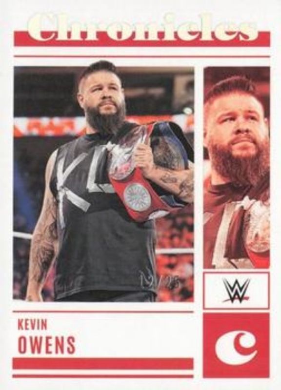 Kevin Owens 2023 Chronicles WWE #26 Holo Silver /25 RAW