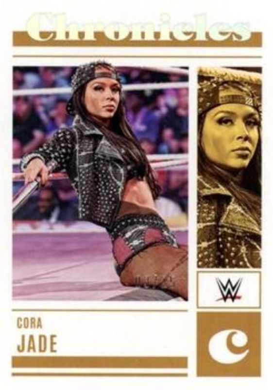 Cora Jade 2023 Chronicles WWE #95 Holo Silver /25 RAW