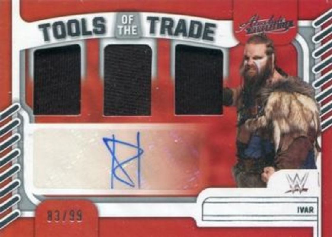 Ivar 2023 Chronicles WWE #TOT-IRS Absolute Tools of the Trade Signatures /99 RAW