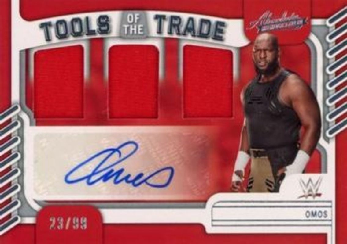 Omos 2023 Chronicles WWE #TOT-OWS Absolute Tools of the Trade Signatures /99 RAW