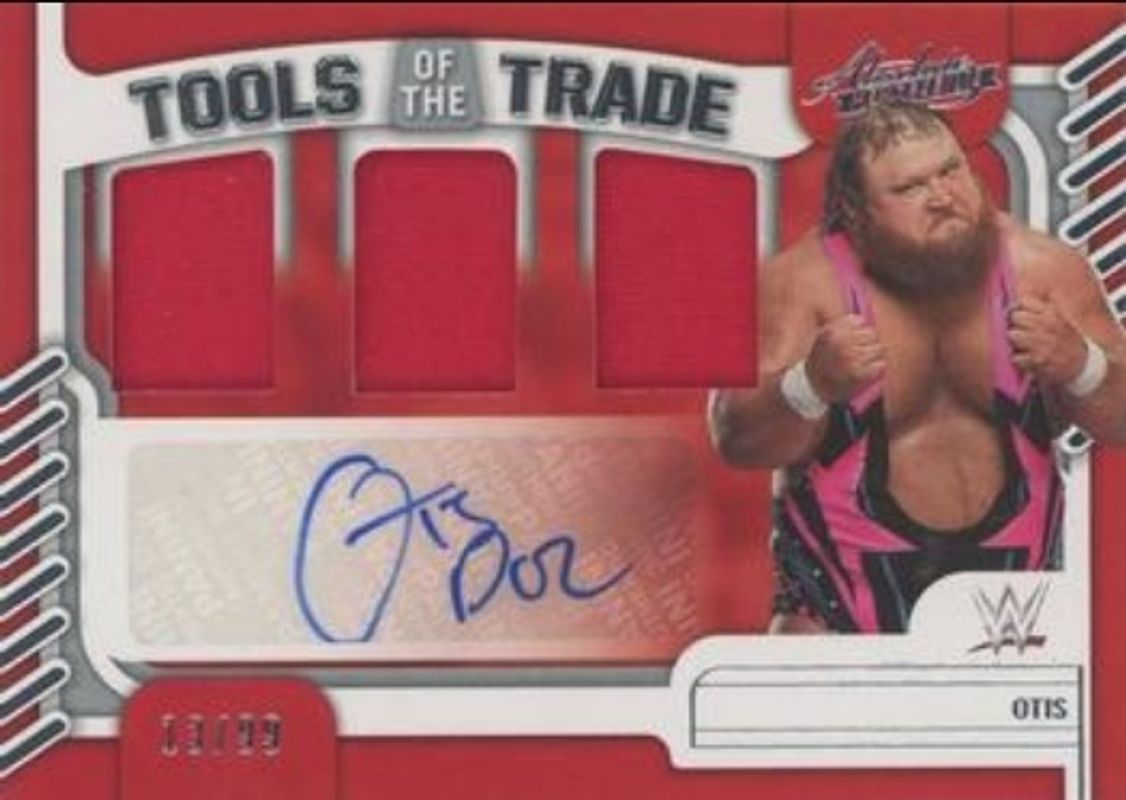 Otis 2023 Chronicles WWE #TOT-OTS Absolute Tools of the Trade Signatures /99 RAW