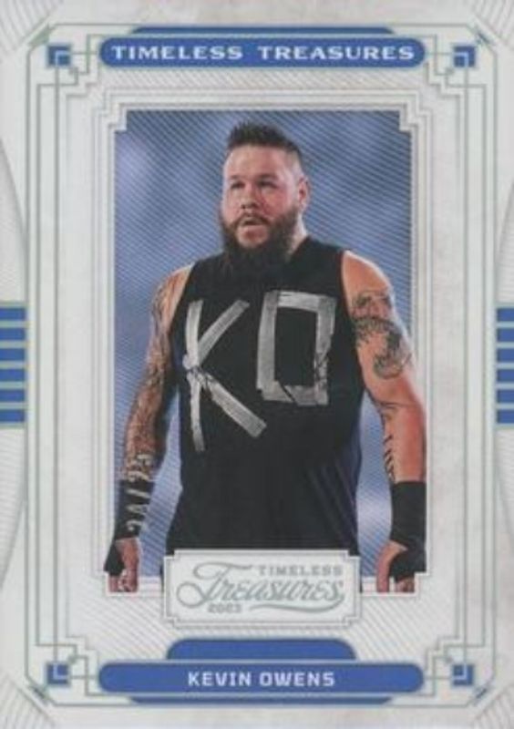 Kevin Owens 2023 Chronicles WWE #TT-21 Timeless Treasures - Holo Silver /25 RAW