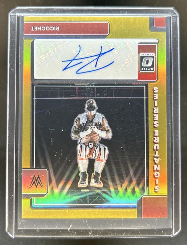 2023 Chronicles WWE #DO-RIC Donruss Optic Signatures Series - Gold /10