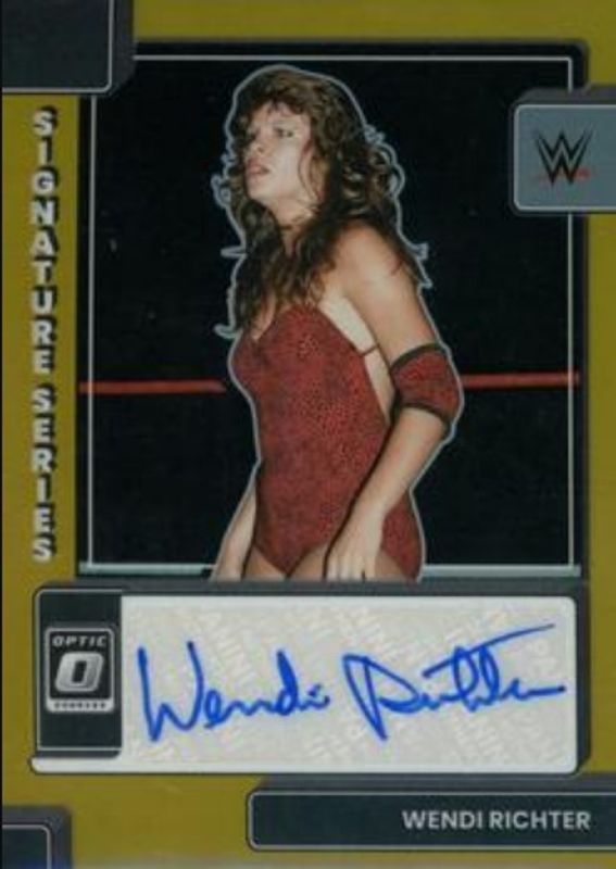 Wendi Richter 2023 Chronicles WWE #DO-RIT Donruss Optic Signatures Series - Gold /10 RAW
