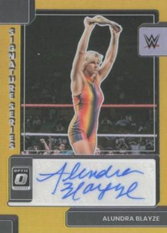 2023 Chronicles WWE #DO-BLA Donruss Optic Signatures Series - Gold /10
